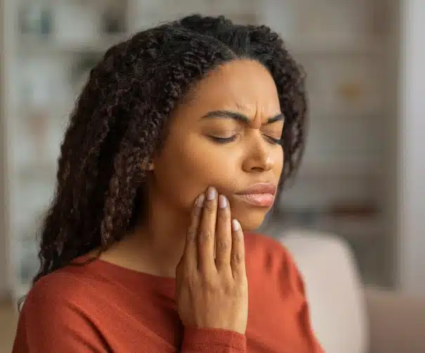 Woman receiving TMJ disorder treatment at Willow Street Dental in Chippewa Falls, WI