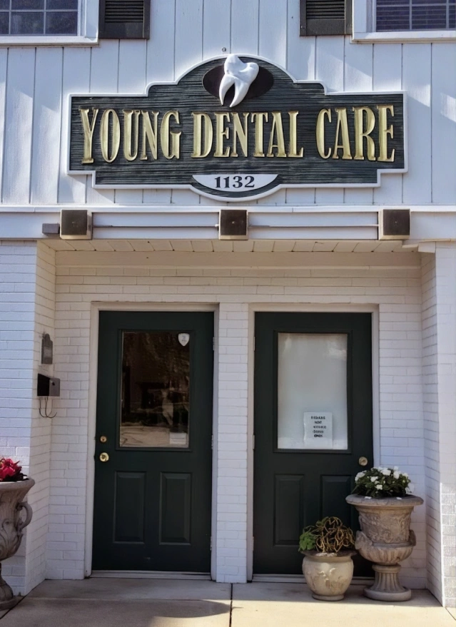 Young Dental Care logo.
