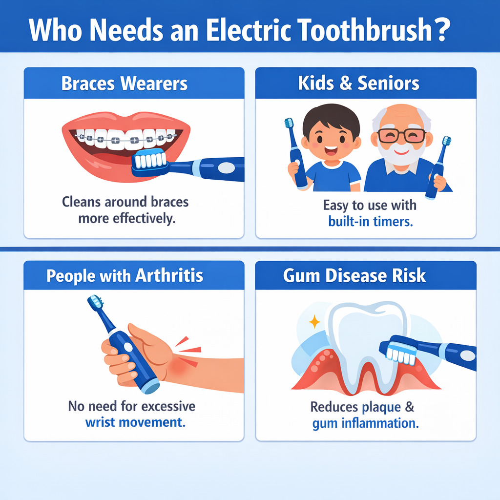 Are Electric Toothbrushes Better? What Experts Say 2 who needs an electric toothbrush