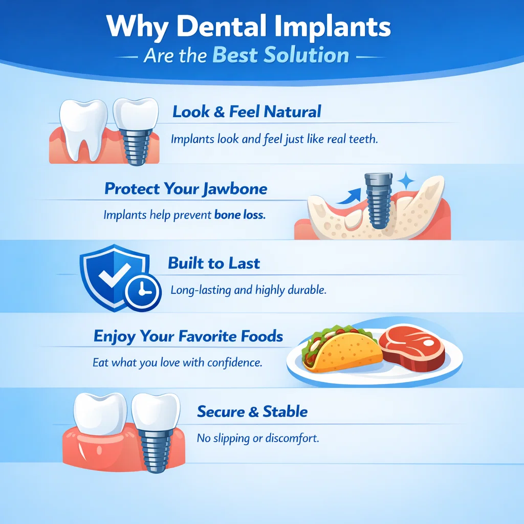 Missing Teeth? Why Dental Implants Are the Best Solution 1 why dental implants are best solution