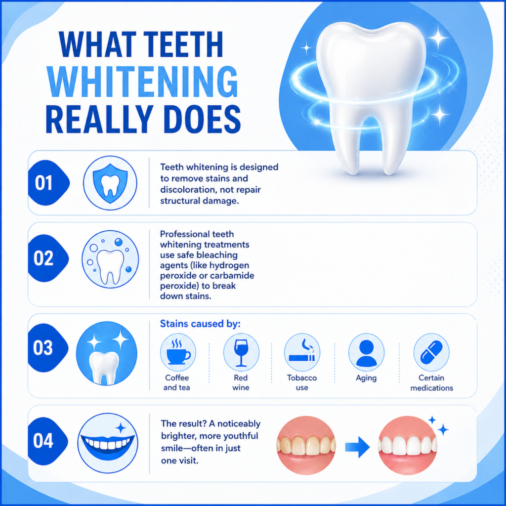 Can Whitening Reverse Tooth Damage or Just Brighten? 1 what teeth whitening really does